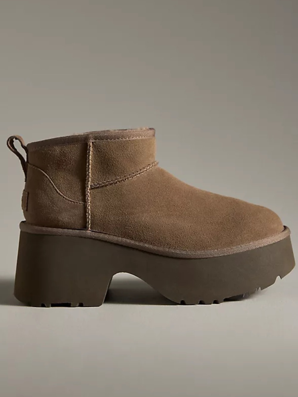 UGG Classic Ultra Mini New
Heights Boots
NIBX
Color- Hickory